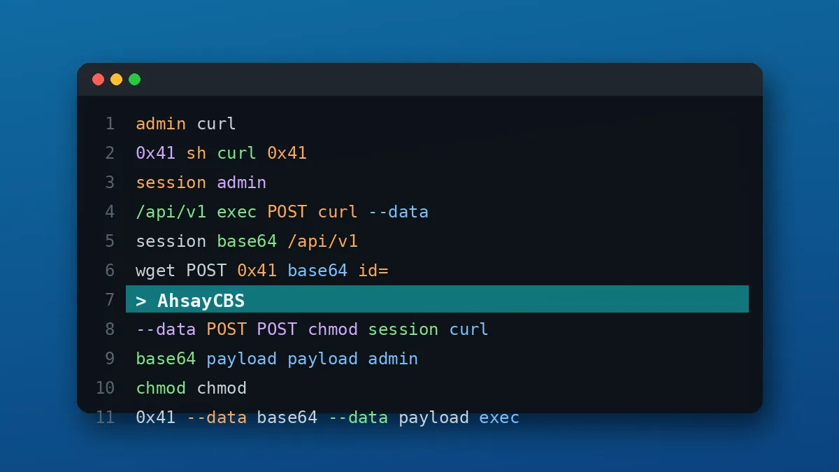 AhsayCBS Backup Platform Vulnerabilities Exploited for Webshell and Miner Deployment